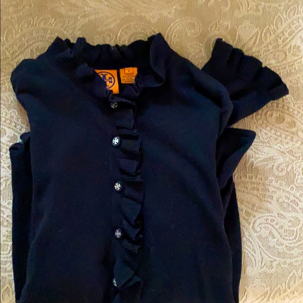 Tory Burch cotton black sweater